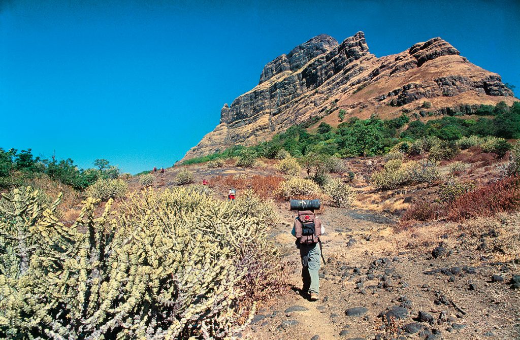 Beginning the trek to Alang Fort from Ambewadi