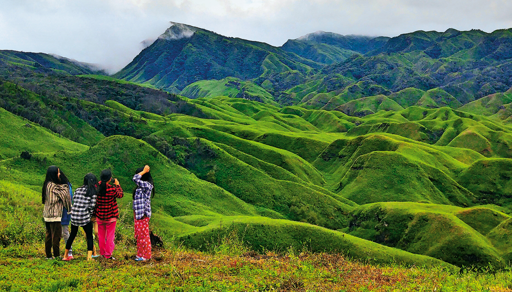 December 2016: Dzukou valley in Nagaland-Manipur border