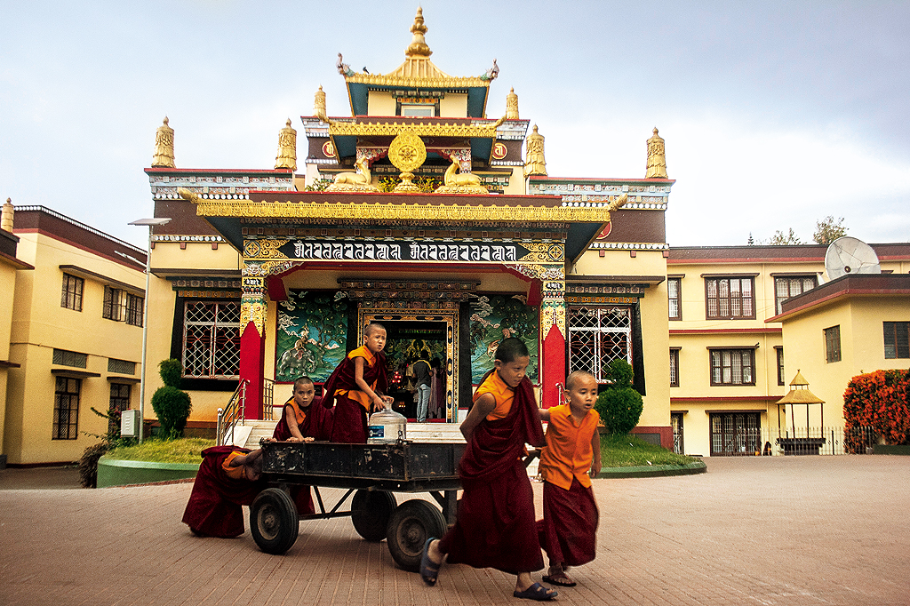 July 2016: Namdroling Monastery in Bylakuppe, Karnataka