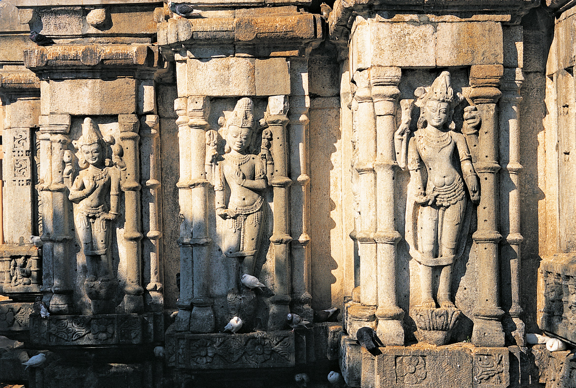 Ancient sculptures at the Kamakhya Temple in Guwahati