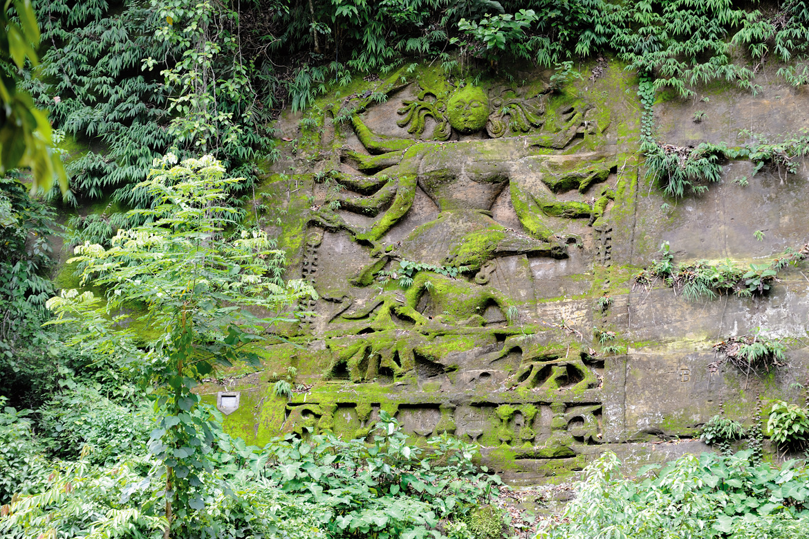 Devtamura rock carving in Tripura