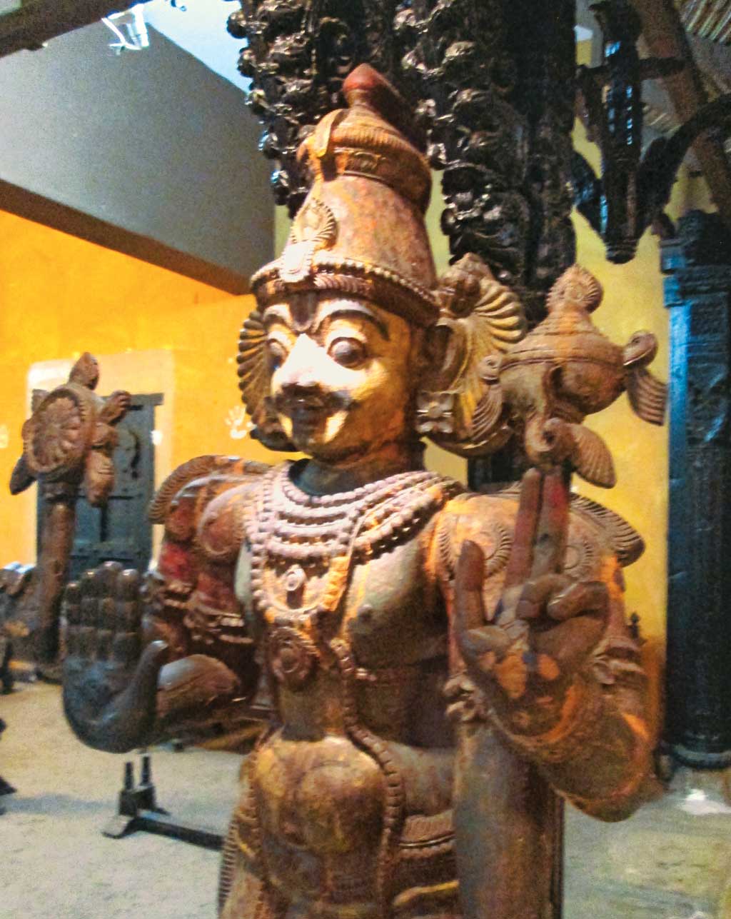 Exhibits at the Raja Dinkar Kelkoar Museum