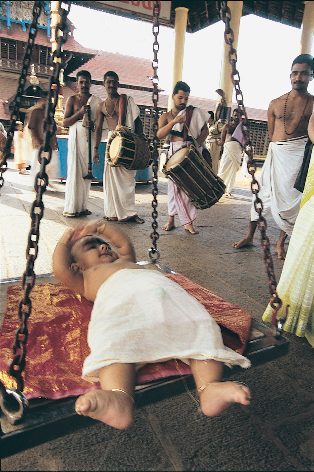 Thulabharam ritual at Shiva Temple