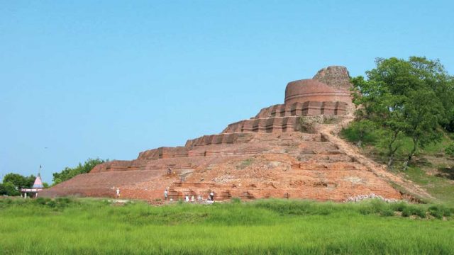 The Kesaria Stupa, one of the tallest in the world