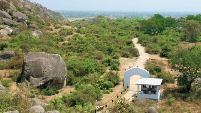 A view of the 3rd-century Barabar caves