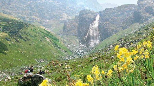 Part of the trail from Bharadsar to Dodra, Himachal Pradesh