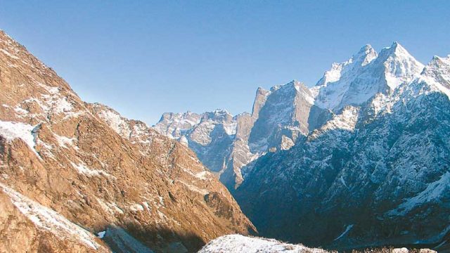 A campsite in Kagbhusandi Upper Valley, Uttarakhand