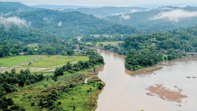 Countryside around the Simsang river, Baghmara