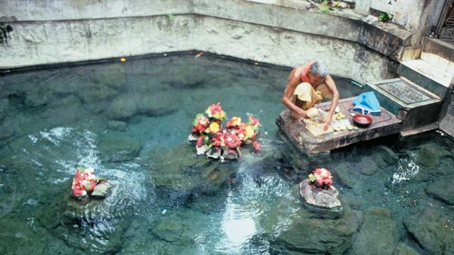 Pond at Taptapani Temple