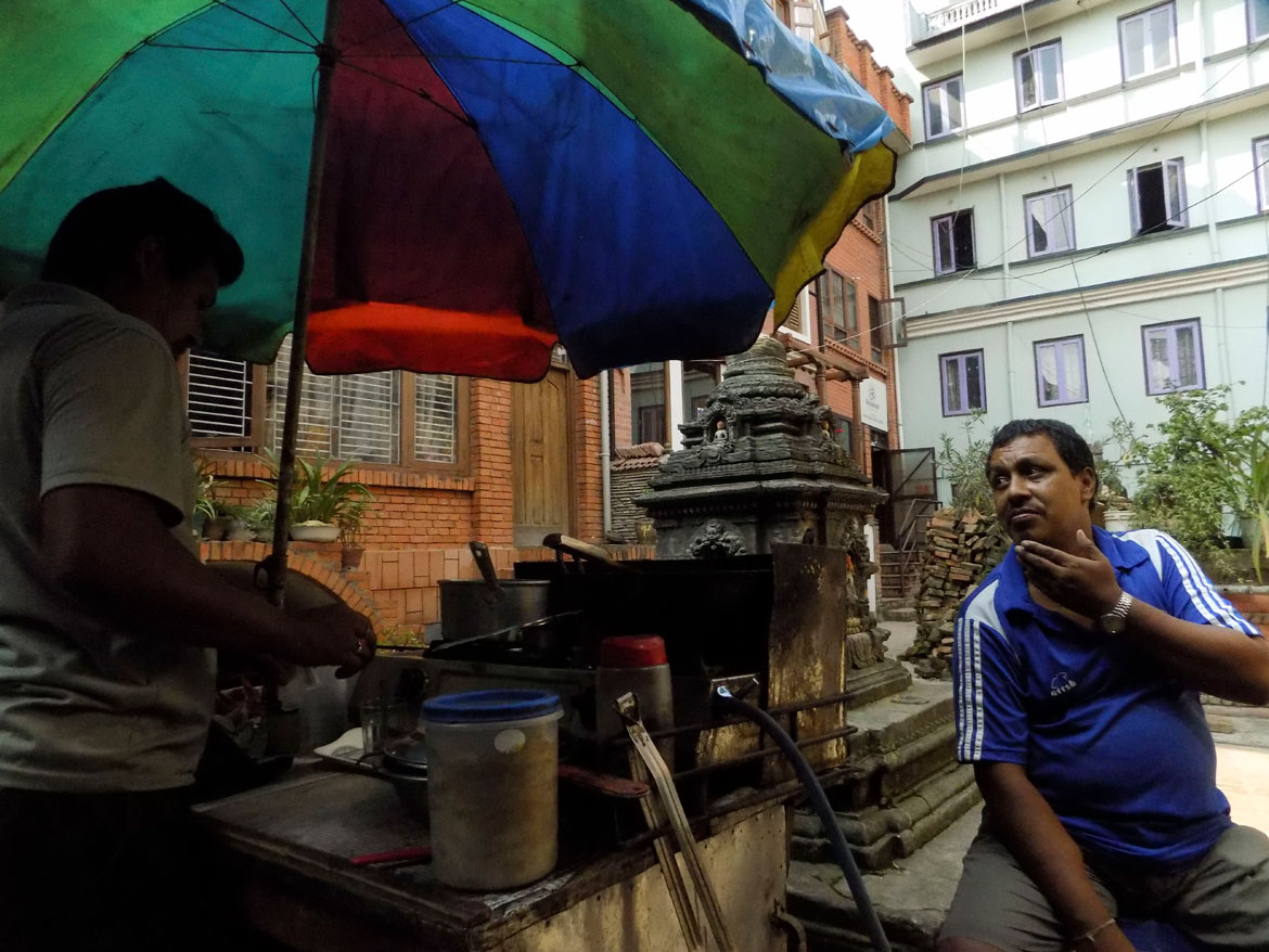 Small chaityas in residential courtyards abound, like this one near the Durbar Square. In Patan, heritage exists side by side with lived spaces, and you'd often find locals chatting over a cup of tea beside gorgeous old structures