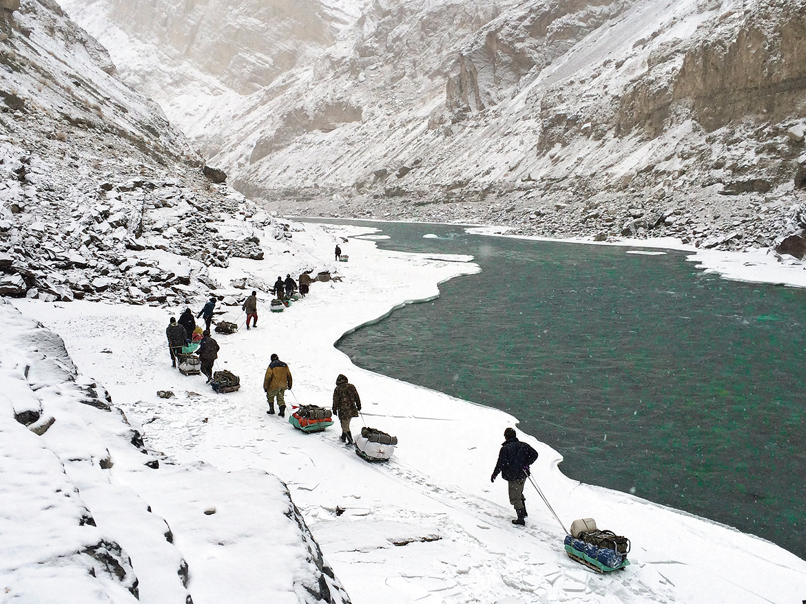 April 2017: Chadar Trek in Zanskar by Ankit Kumar Parsurampuria