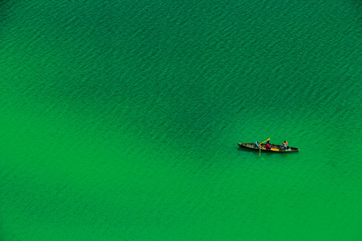 August 2017: Naini Lake in Nainital, Uttarakhand