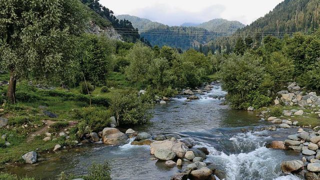 The last village in the Brengi River Valley