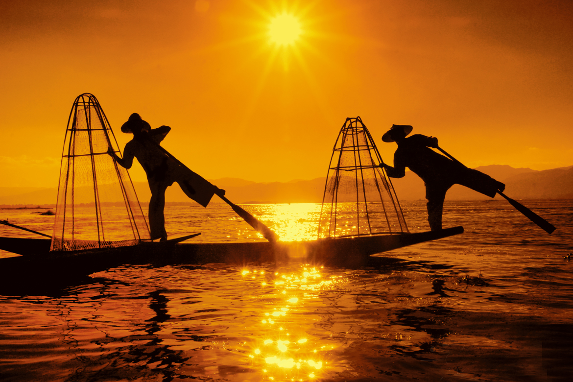 December 2017: Inle Lake in Myanmar