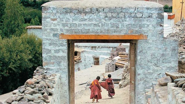 Stok Gompa within Stok Palace, present home of the Namgyal dynasty