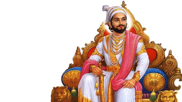 A popular depiction of Shivaji