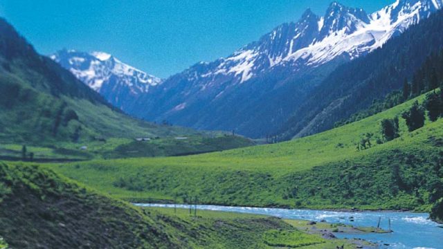 The ‘meadow of gold’ beside the Sind River