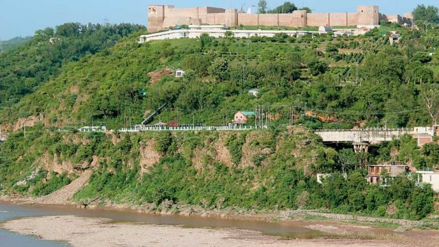 Bahu Fort overlooking the Tawi River, Jammu