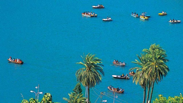 Boating on the pristine Nakki Lake, a popular pastime