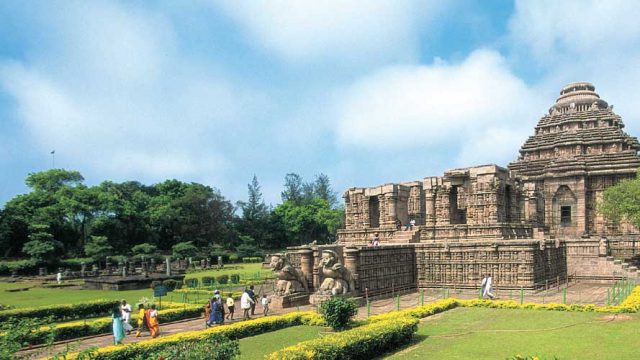 The exquisitely carved Sun Temple, a World Heritage Site