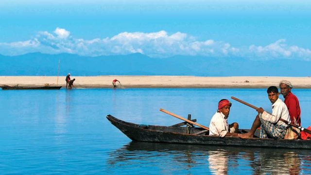 The mighty Brahmaputra River