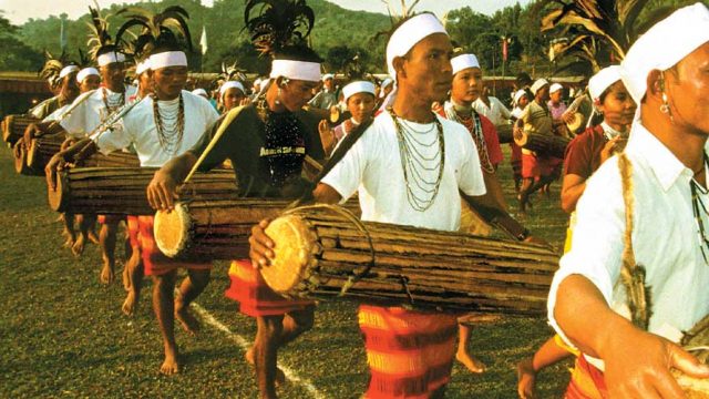 Celebrations at the Wangla festival in Meghalaya