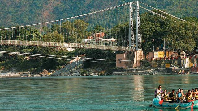 Rafting down the Ganga, one of Rishikesh’s many attractions