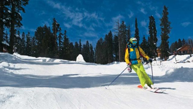 Skiing is popular in Gulmarg