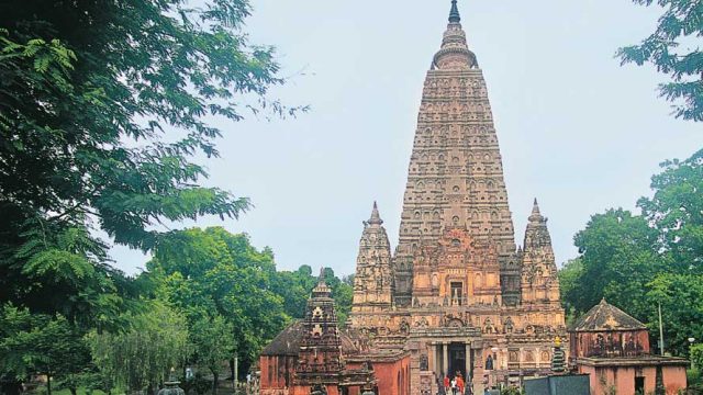 The Mahabodhi Temple Complex, an important site for Buddhist