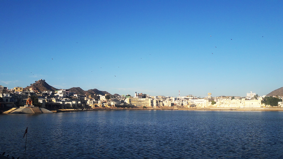 The sacred Pushkar Lake