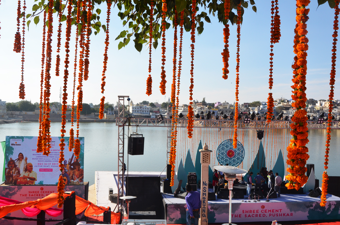 Shree Cement The Sacred Pushkar Festival by the lakeside.