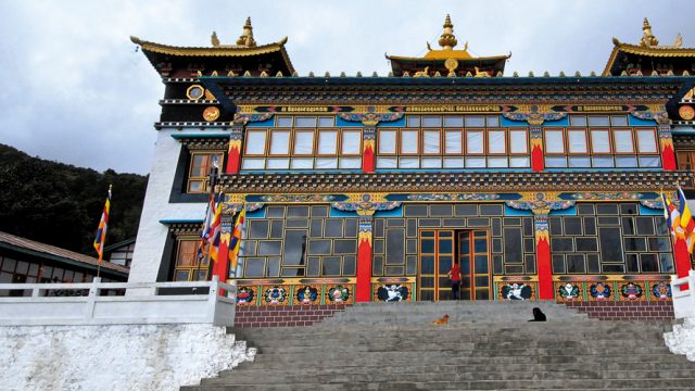 The Khinmey Nyingma monastery in Tawang, Arunachal Pradesh