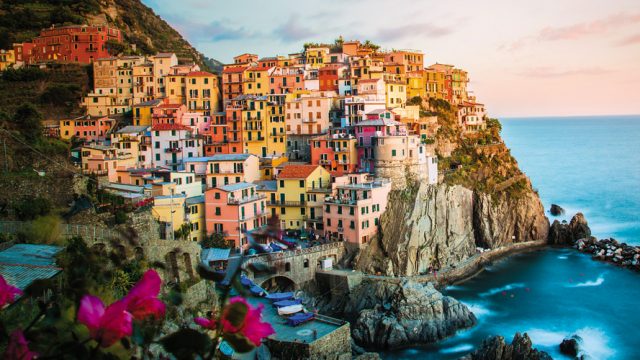 The colourful seaside village of Monterosso, in Cinque Terre