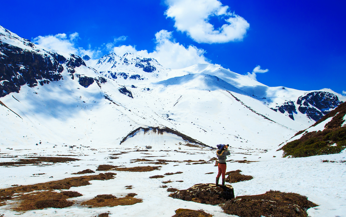 Lachung, Sikkim: Zero Point in Yumthang Valley