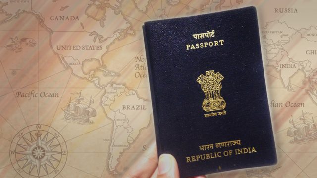 The Indian passport