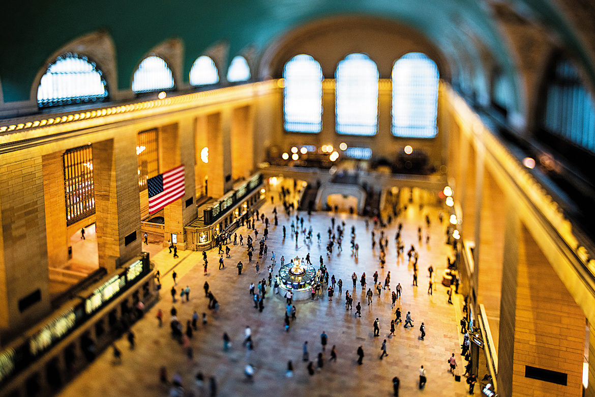 A view of the Grand Central Station in New York