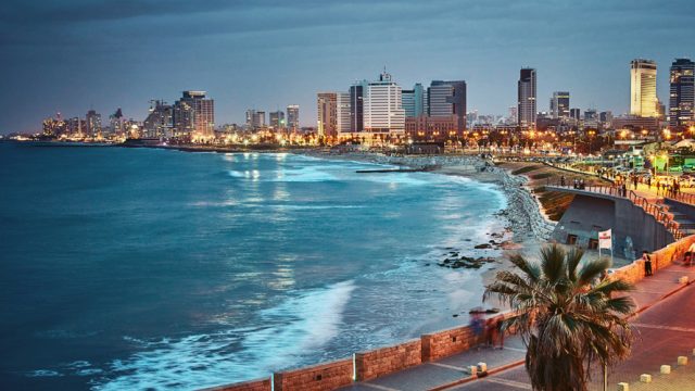 The city as seen from Jaffa