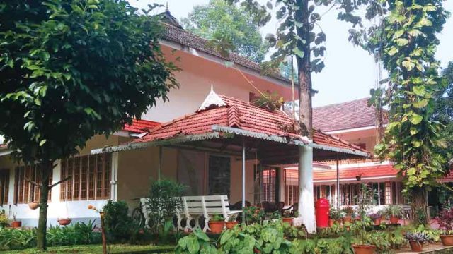 The main building where guests stay