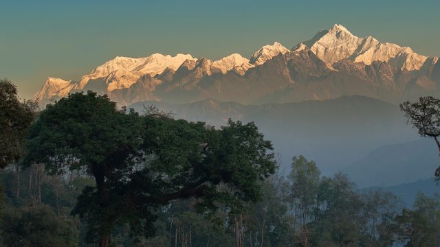 A splendid view of Mount Kanchenjunga