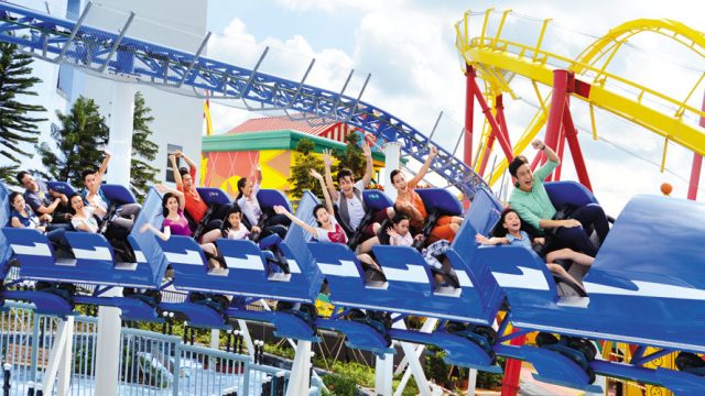 Arctic Blast, one of the park's thrilling rides