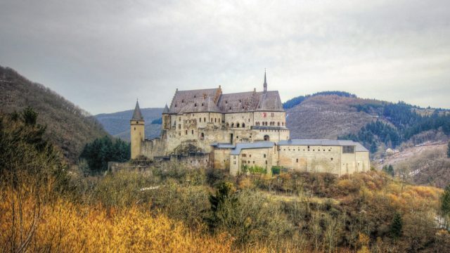 Vianden Castle and its picturesque setting
