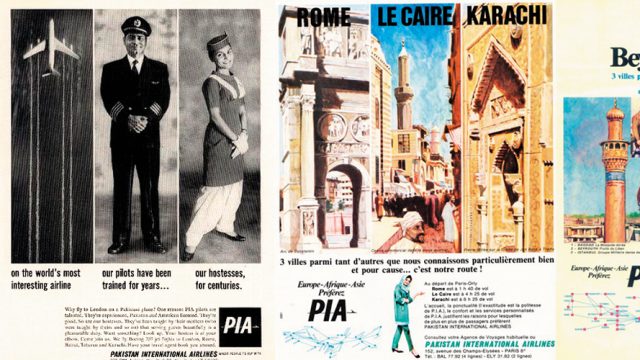 Advertisements from Pakistan International Airlines