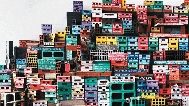 A burst of colourful buildings in Rio captured by the editor of Outlook Traveller