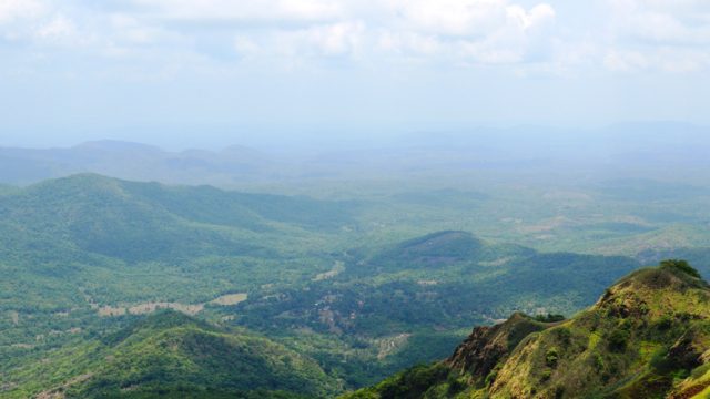 The Sahyadri mountain ranges which are home to several Maratha forts