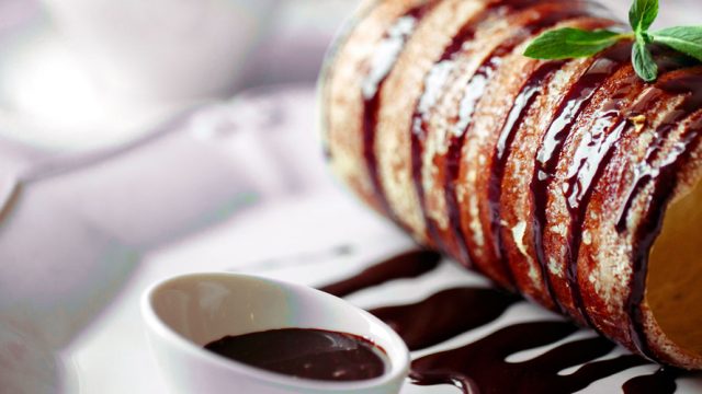 Trdelnik is a must try Czech dessert when visiting Prague