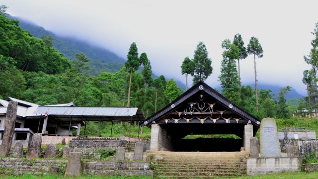 A traditional house at Merhiima khel in Khonoma