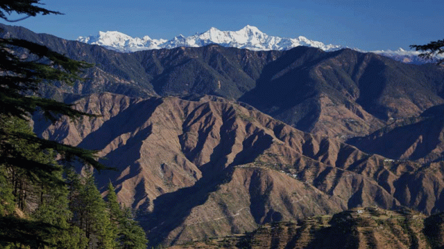 A view of Landour's valleys, high and low