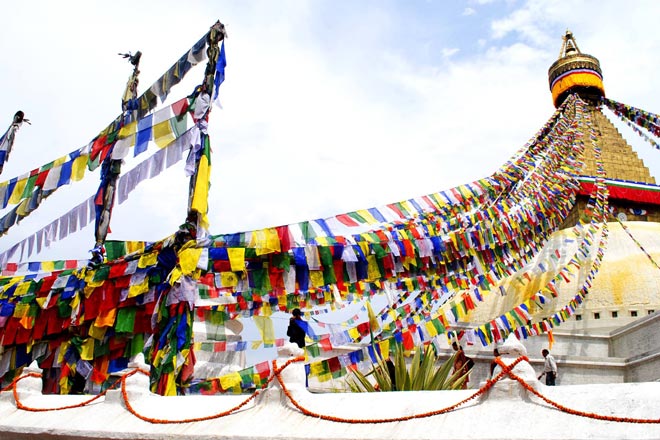 Peace and serenity in Swayumbhunath