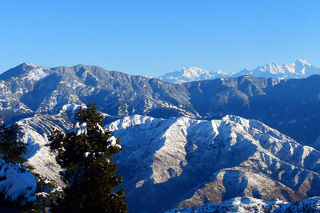 Stunning mountain vistas on the Nag Tibba Trek