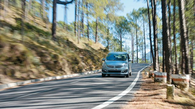 Maruti Suzuki Ertiga is a smooth hill car for a smooth hill drive